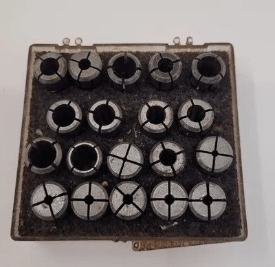 KENNAMETAL AIR HAND GRINDER COLLET SET – 19 PIECES - MACHINE TOOLING