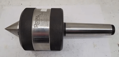 ROYAL SUPER QUAD BEARING LIVE CENTER, MODEL N10364, #4 MT, 9.5" OAL - MACHINE TOOLING