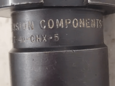 PRECISION COMPONENTS CAT 40 – CHX-5 CUTTER HEAD EXTENSION (OAL 8.5", BORE 1.25") - MACHINE TOOLING