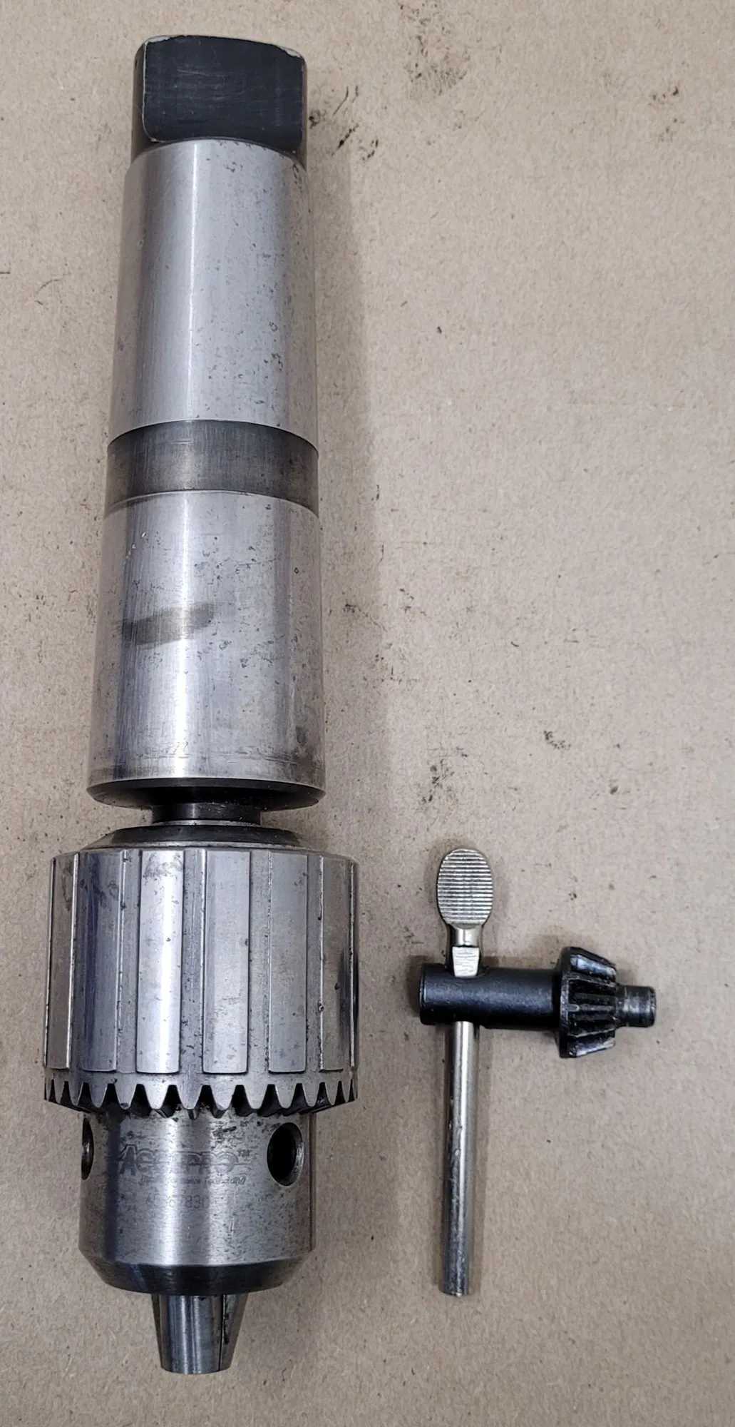 ACCUPRO DRILL CHUCK, 1/16” TO 5/8” CAPACITY, 5MT ARBOR, 3JT TAPERED MOUNT, W/ KEY - MACHINE TOOLING