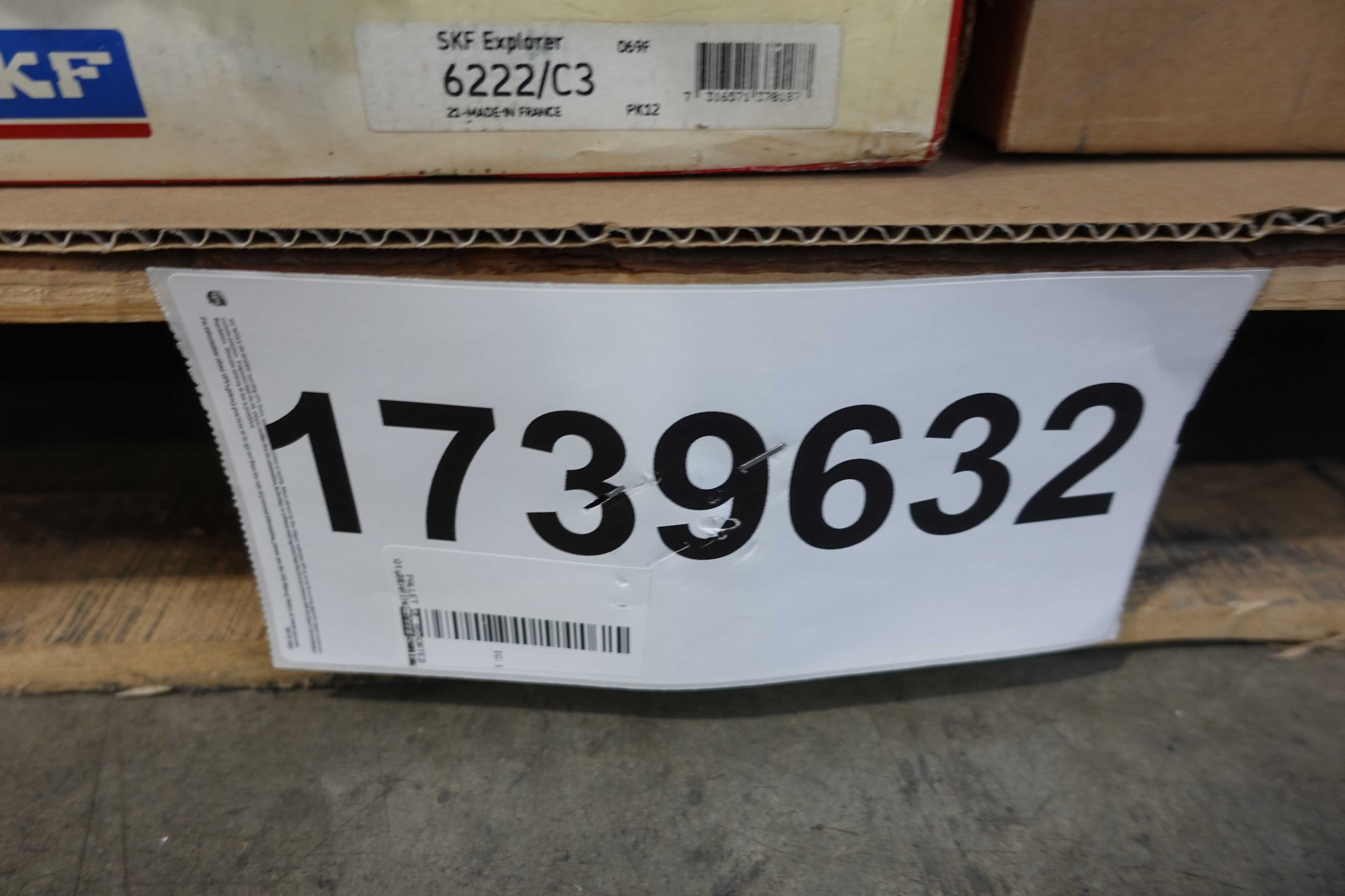 SKU 1739632 - PALLET OF ASSORTED SKF BEARINGS AND BEARING ACCESSORIES - BEARINGS