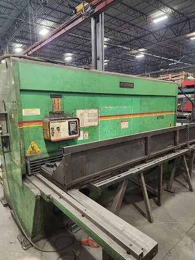 1992 ACCURPRESS 837512 POWER SQUARING SHEAR 12'X3/8" 20HP 36" BACK GAUGE - METAL SHEARS