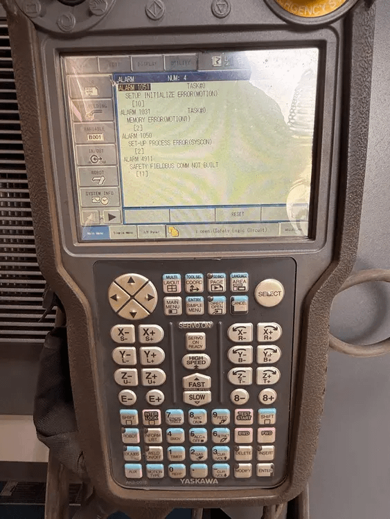 2022 YASKAWA AR2010 ROBOTIC WELDER WITH MILLER AUTO-CONTINUUM 500 WELDER - ARTICULATED ROBOTS