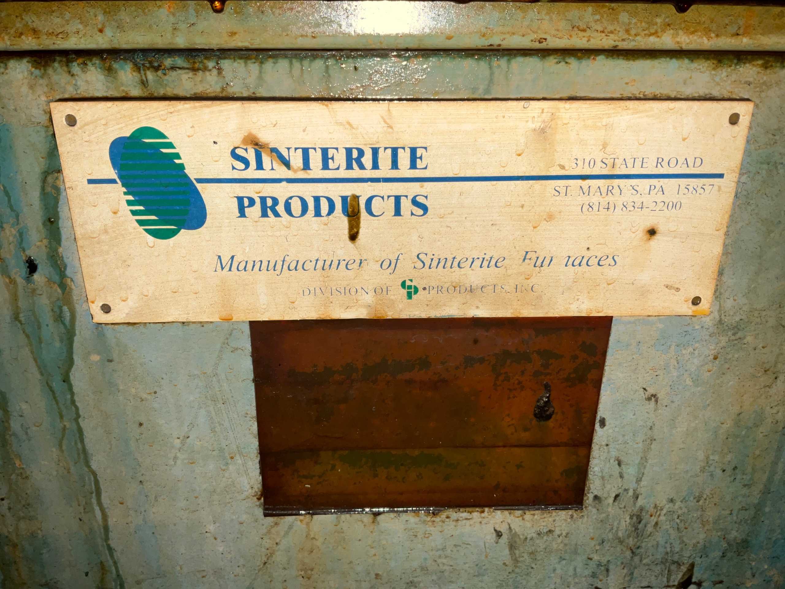 SINTERITE DUAL TANK OIL IMPREGNATOR - PLANT & FACILITY