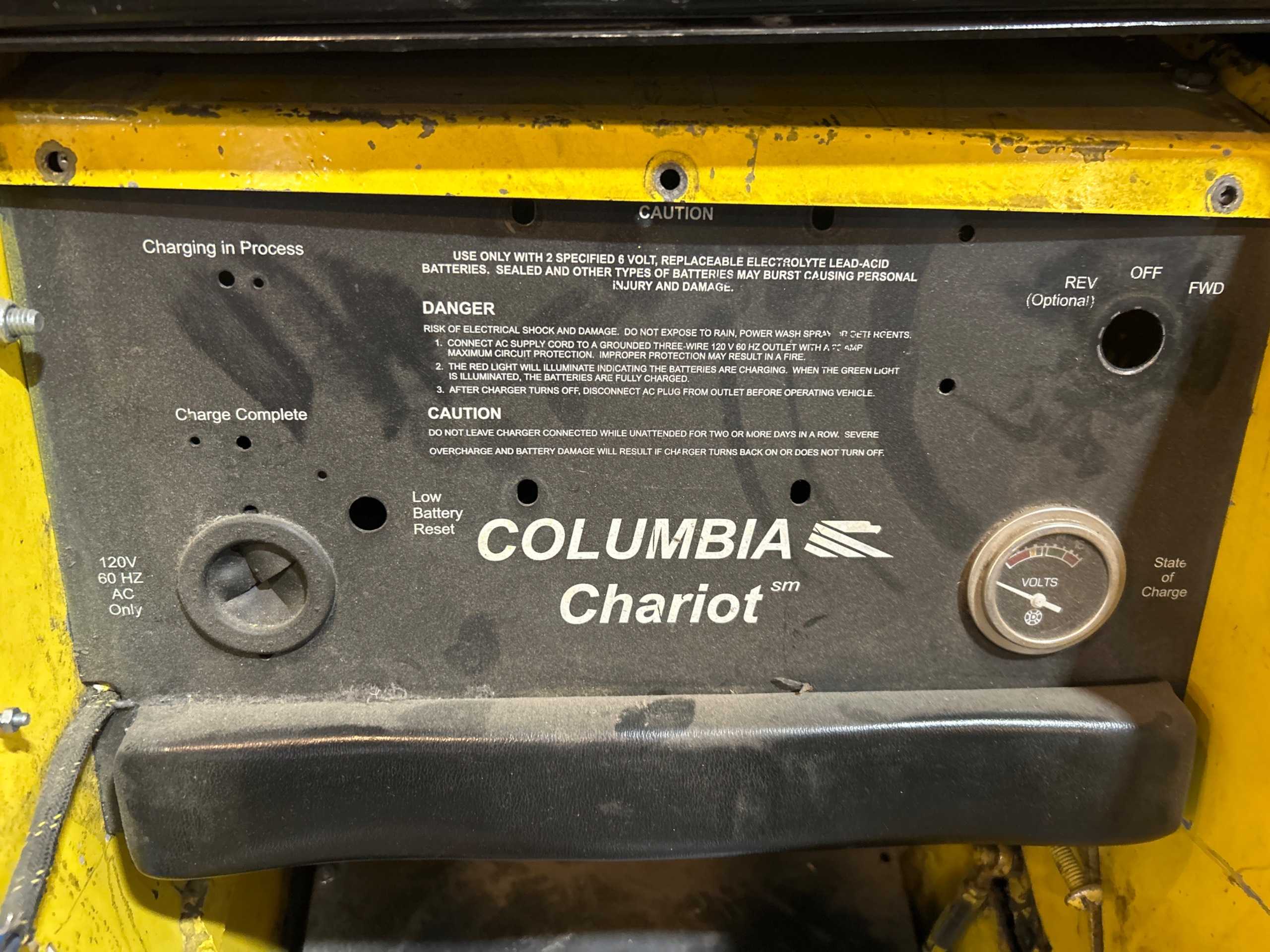 COLUMBIA CHARIOT ELECTRIC CART - PLANT & FACILITY EQUIPMENT