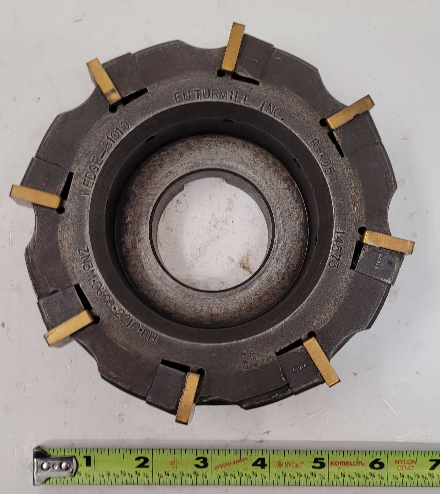 FUTURMILL ZN3M-0608-2210-RH 6" DIAMETER FACE MILL - MACHINE TOOLING