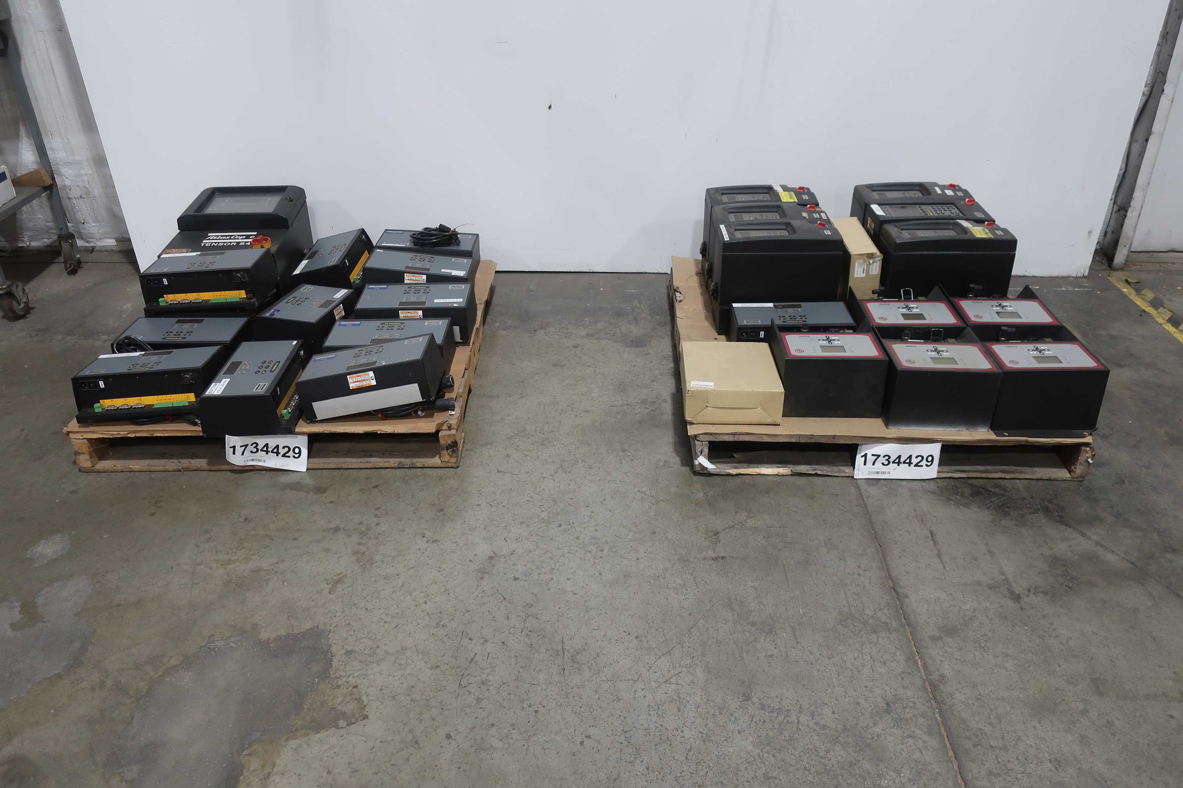 SKU 1734429 - 2 PALLETS OF ASSORTED NUTRUNNER CONTROLLERS ATLAS COPCO, URYU, GEORGES - ELECTRIC POWER TOOLS