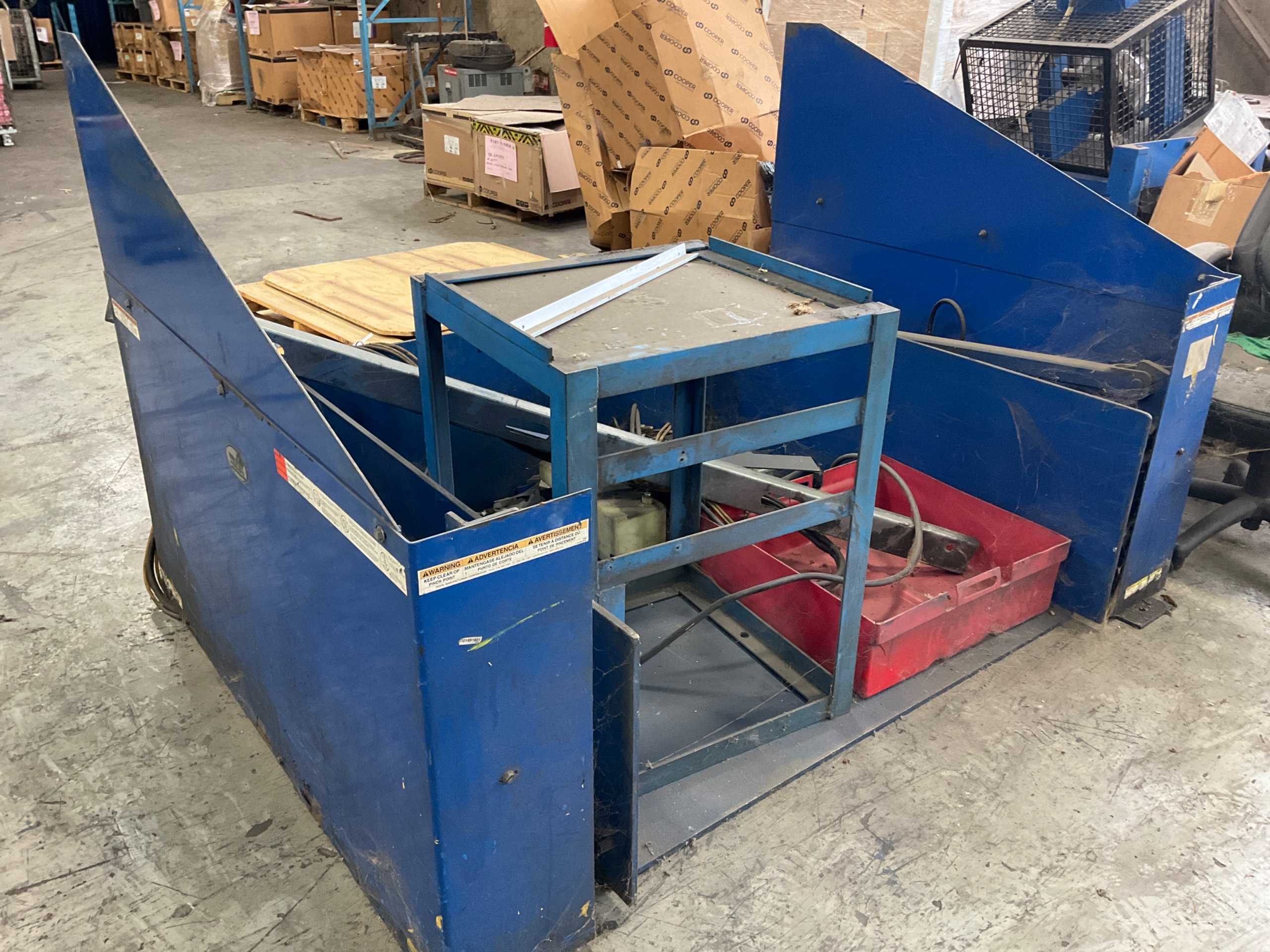 2007 VESTIL ZLTT-5252-3-36 TILT TABLE - MATERIAL HANDLING
