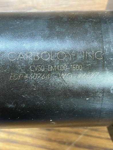 2023 CARBOLOY CV50-EM.400-1500 CAT 50 END MILL HOLDER, 1-1/2" CAPACITY, CV50 TAPER SHANK - TOOLHOLDING