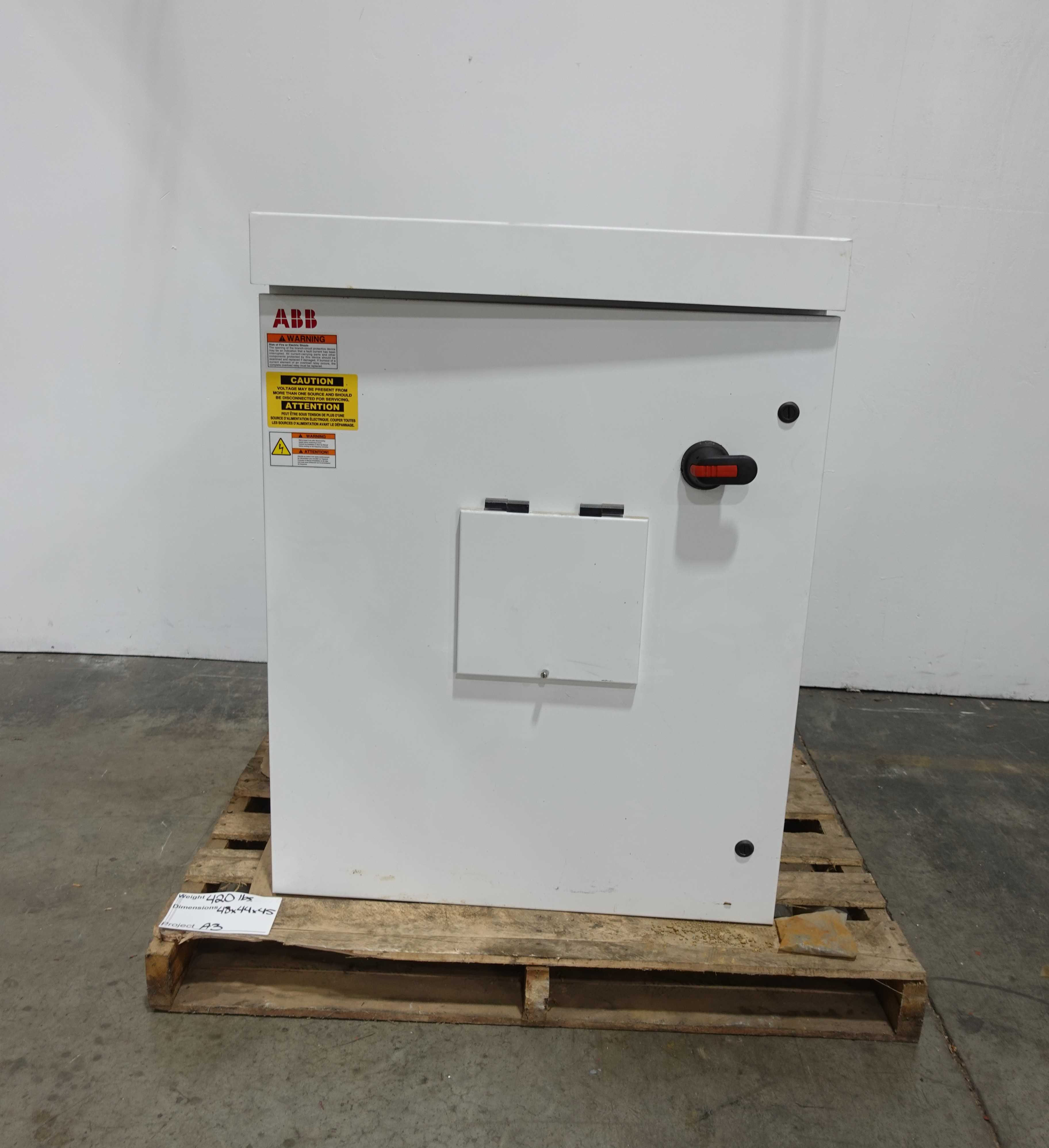 LOT OF 2 ABB ACS880-01 +N5350 COOLING TOWER DRIVES - MOTOR DRIVES