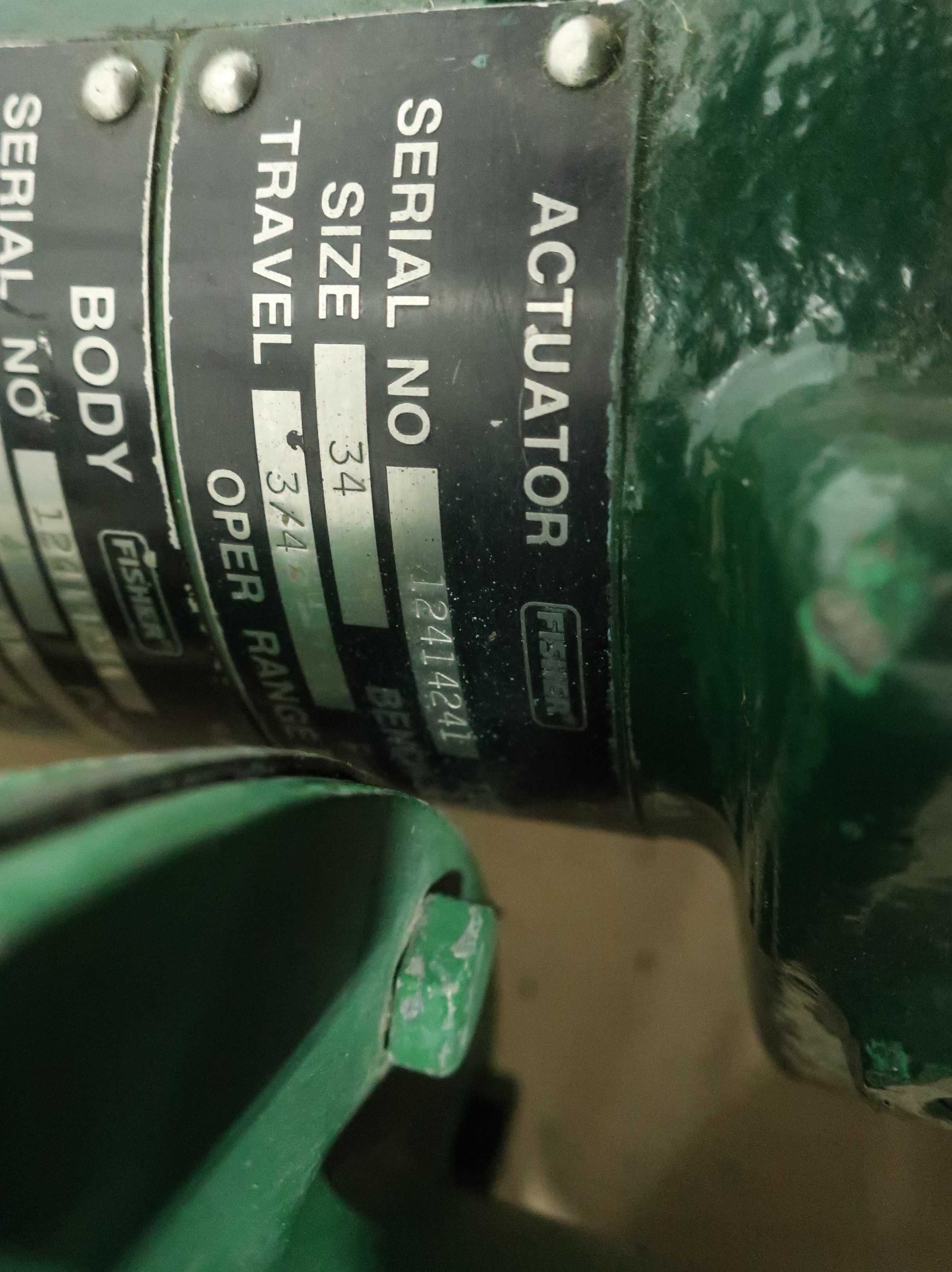 SKU 1751873 - PALLET OF ASSORTED FISHER CONTROL VALVES - DIRECTIONAL CONTROL VALVE