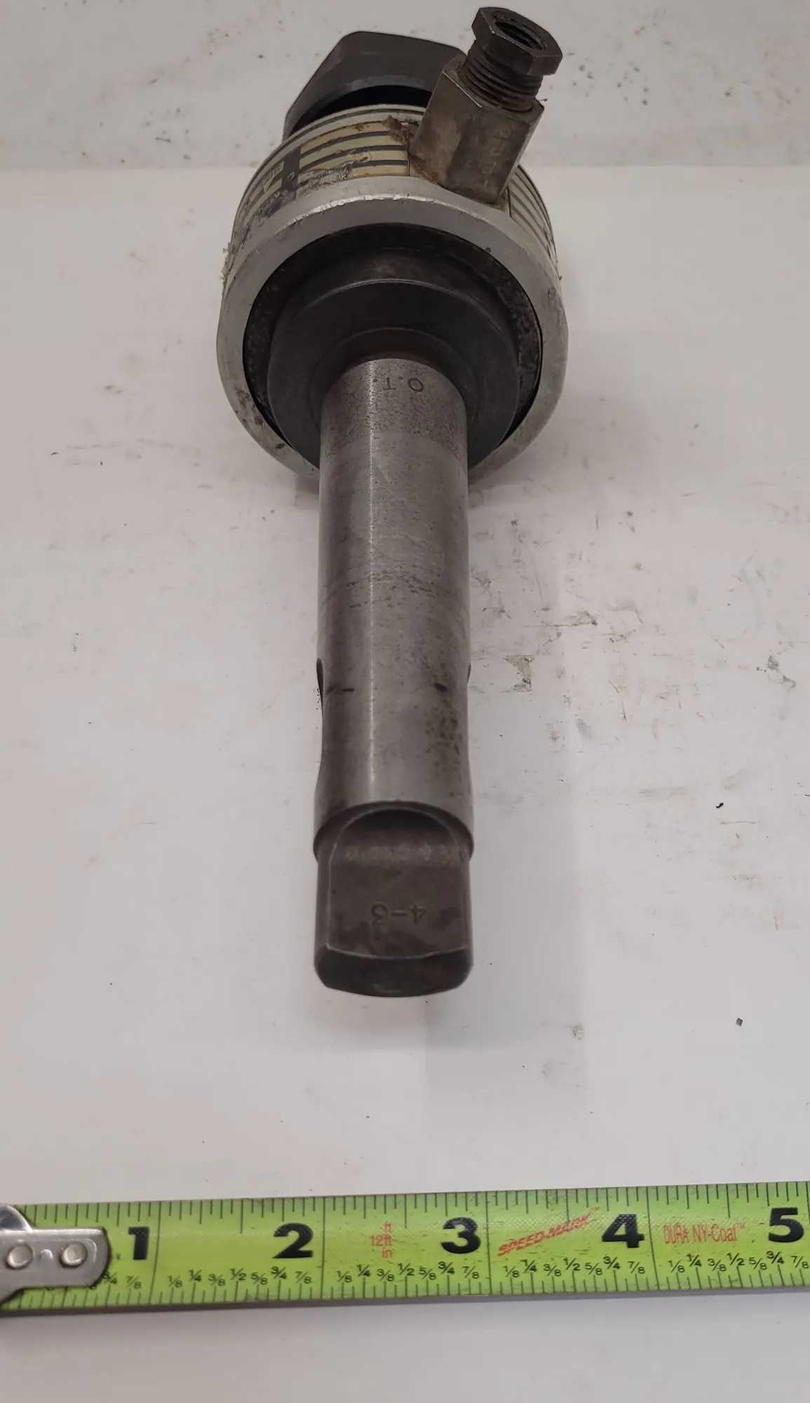 VALCO INDUSTRIAL AUTOCOOL TOOL CHUCK W/ MT4 SLEEVE (OAL 11”, BODY DIA 3.25”, BORE DIA 1”) - MACHINE TOOLING