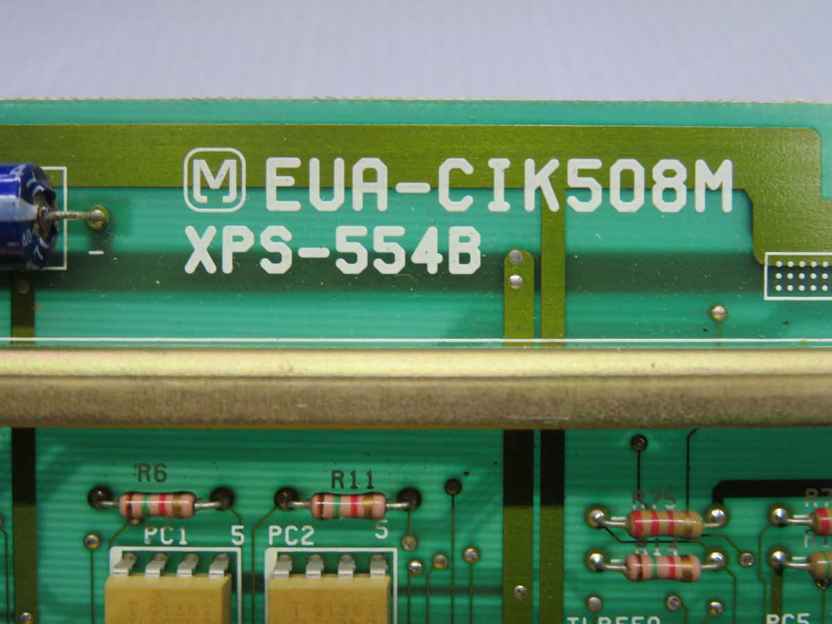 KAWAGUCHI XPS-554B EUA-CIK508M, INDUSTRIAL CONTROL BOARD, 180 TON INJ MOLD COMPATIBILITY - PCB CIRCUIT BOARDS