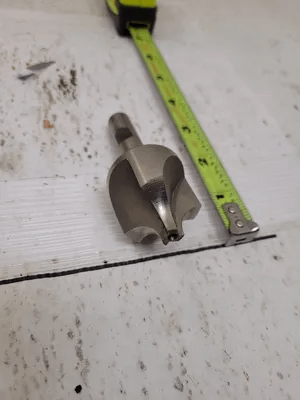 HERTEL 1/2" RADIUS CORNER ROUND END MILL, 1-3/8" DIA, 3 FLUTES, HIGH SPEED STEEL - MACHINE TOOLING