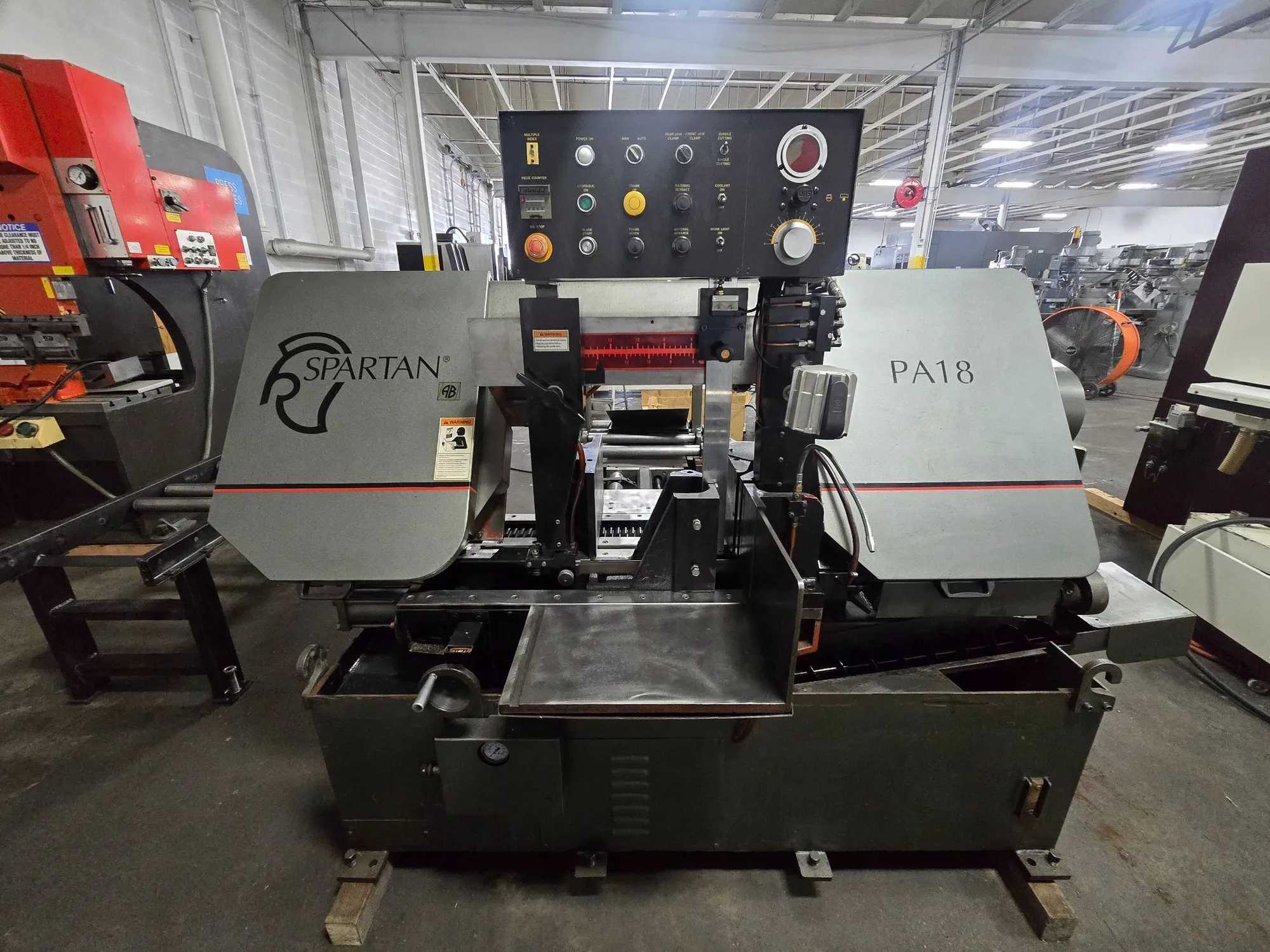 SPARTAN PA18 BANDSAW 18X18-IN CUT 1.5-IN BLADE 7.5HP 230V - HORIZONTAL BAND SAWS