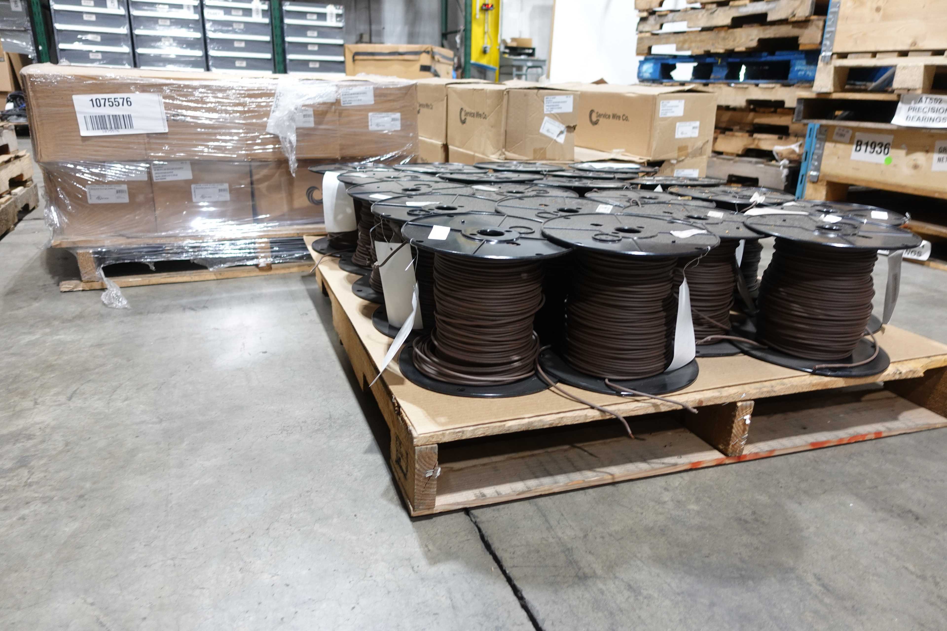 SKU 1075576 - 3 PALLETS OF SERVICE WIRE CO E105668-H 10AWG 500FT 600V-AC WIRE - ELECTRICAL WIRE