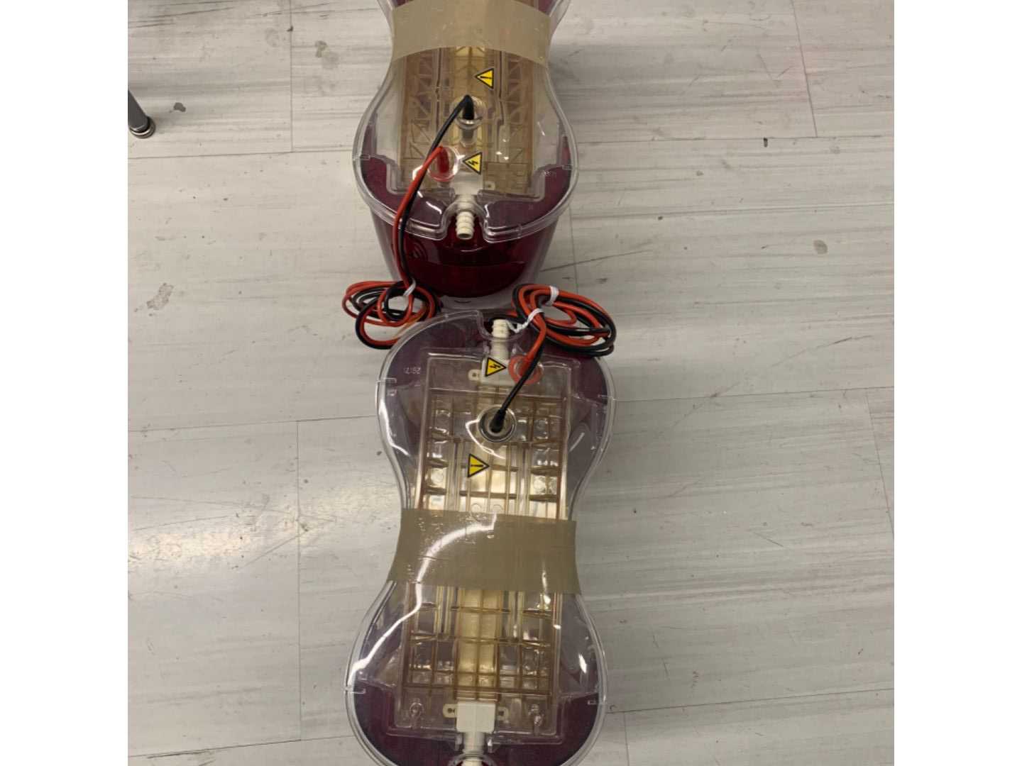 QTY 2: VERTICAL ELECTROPHORESIS UNIT - LAB EQUIPMENT