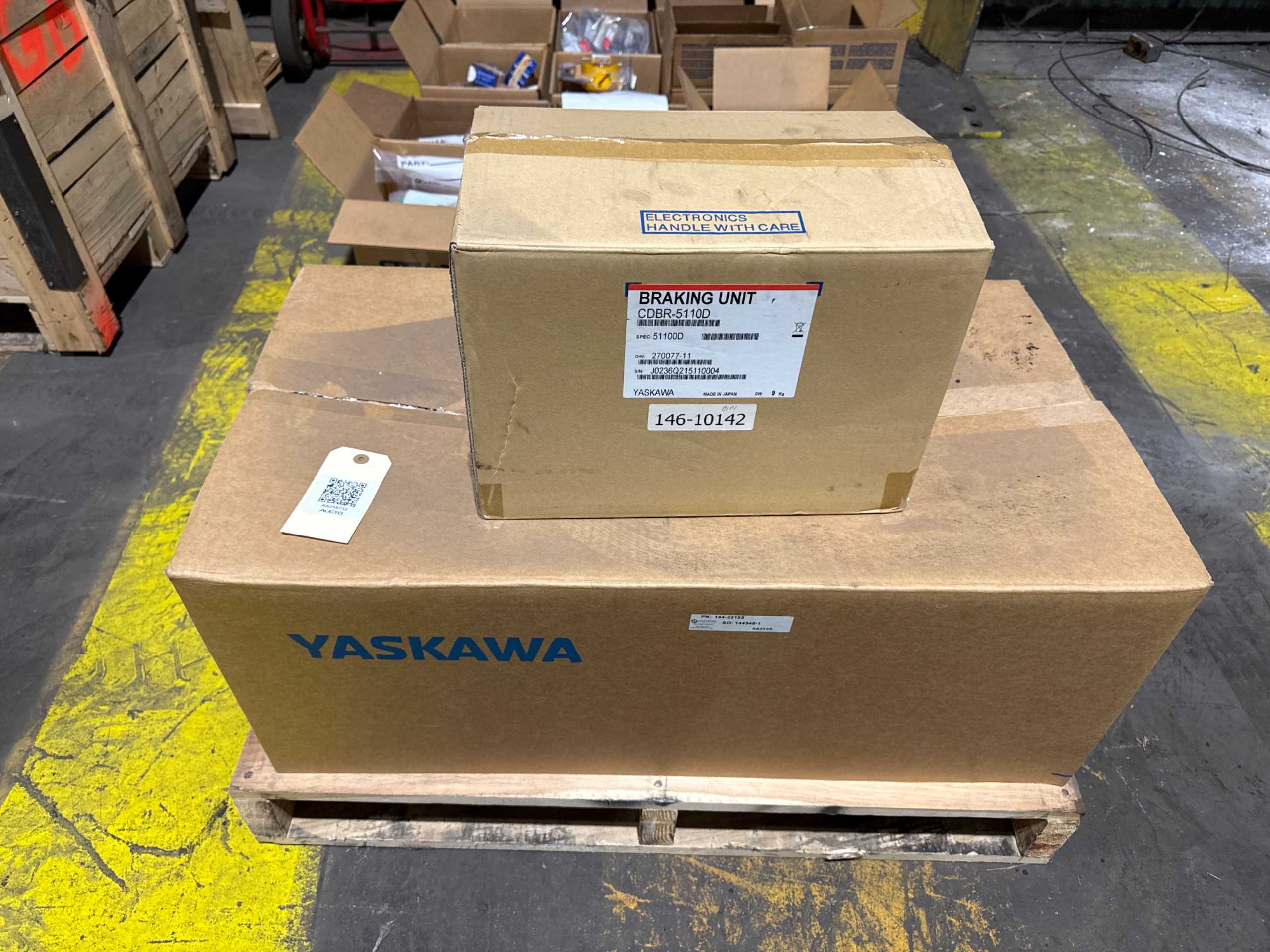 Yaskawa CIMR-AU5A0052AAA AC Variable Frequency Drive 500-600V, 52A, 3PH - AC VFD DRIVES