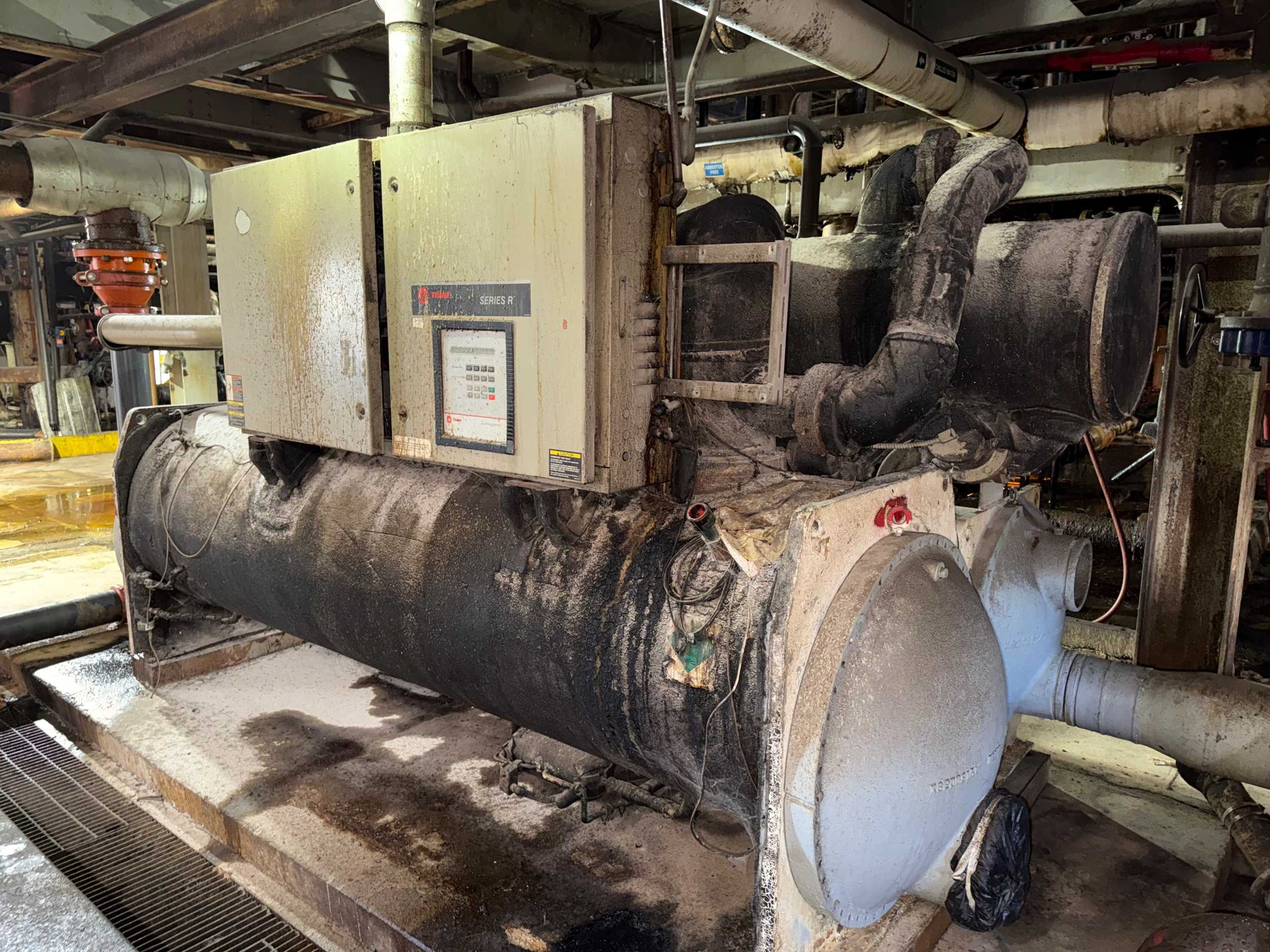 2001 TRANE RTHC1D2F0H0G3L3G3LFV0C0 WATER-COOLED CHILLER - CHILLERS