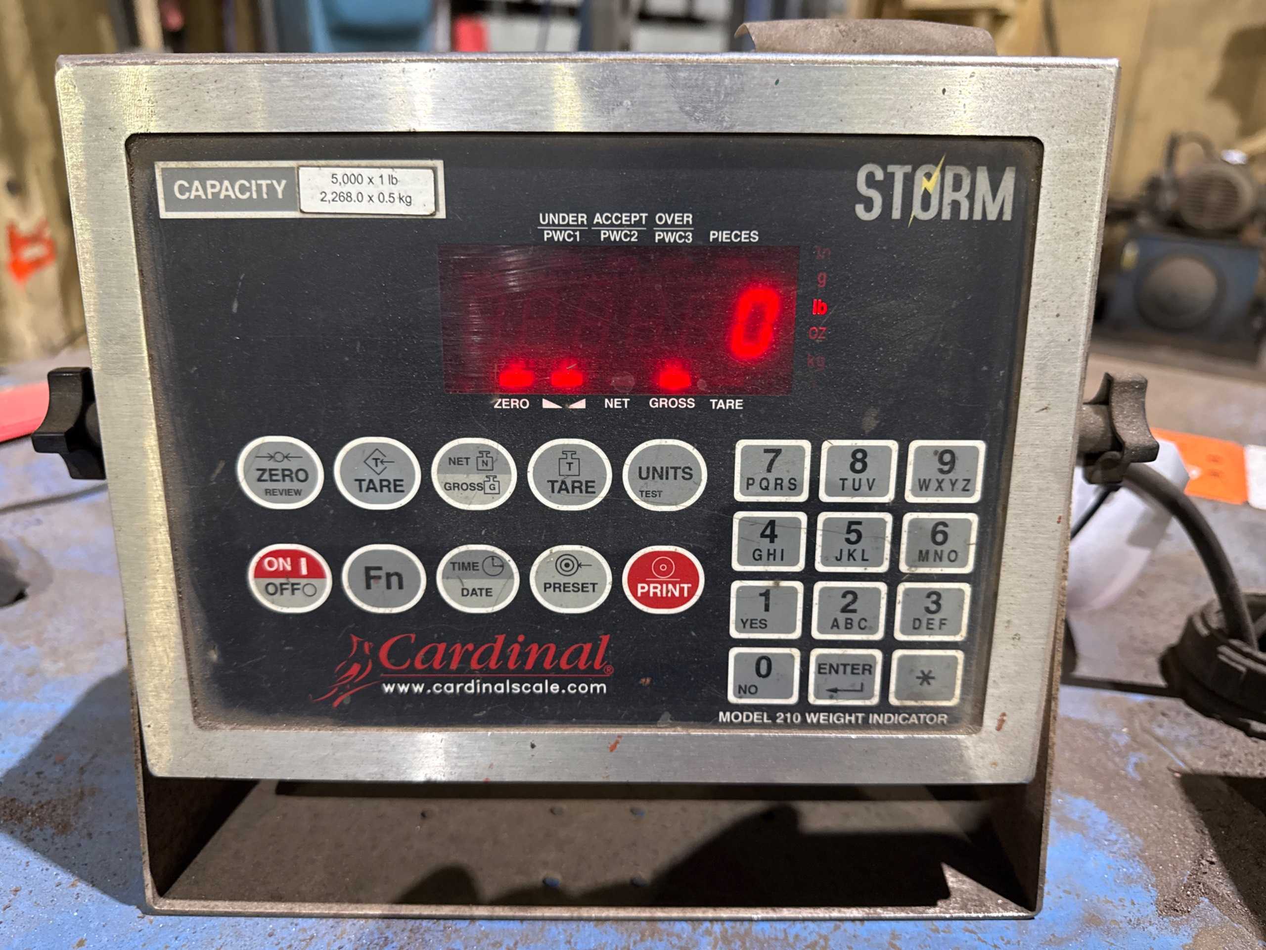 2018 CARDINAL SCALE MANUFACTURING FH1044-II FLOOR SCALE, 5000 LBS CAPACITY - FLOOR SCALES