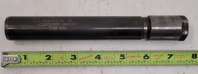 KENNAMETAL COLLET EXTENSION CHUCK C188523R00 - 3469CK7, 7-1/4” OAL, 1” BODY DIA. - MACHINE TOOLING