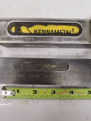 KENNAMETAL NSL204D INDEXABLE LATHE GROOVING TOOL - 1.25" SQ SHANK - MACHINE TOOLING