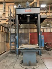 Dake 200 Ton H-Frame Traveling-Head Hydraulic Straightening Press, 40" Stroke - HYDRAULIC PRESSES