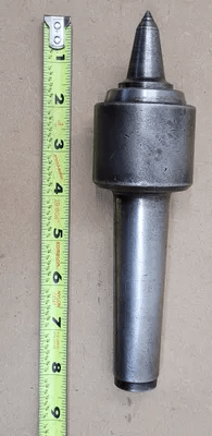 4MT LIVE CENTER, OAL: 8IN, MORSE TAPER SIZE: 4 - MACHINE TOOLING