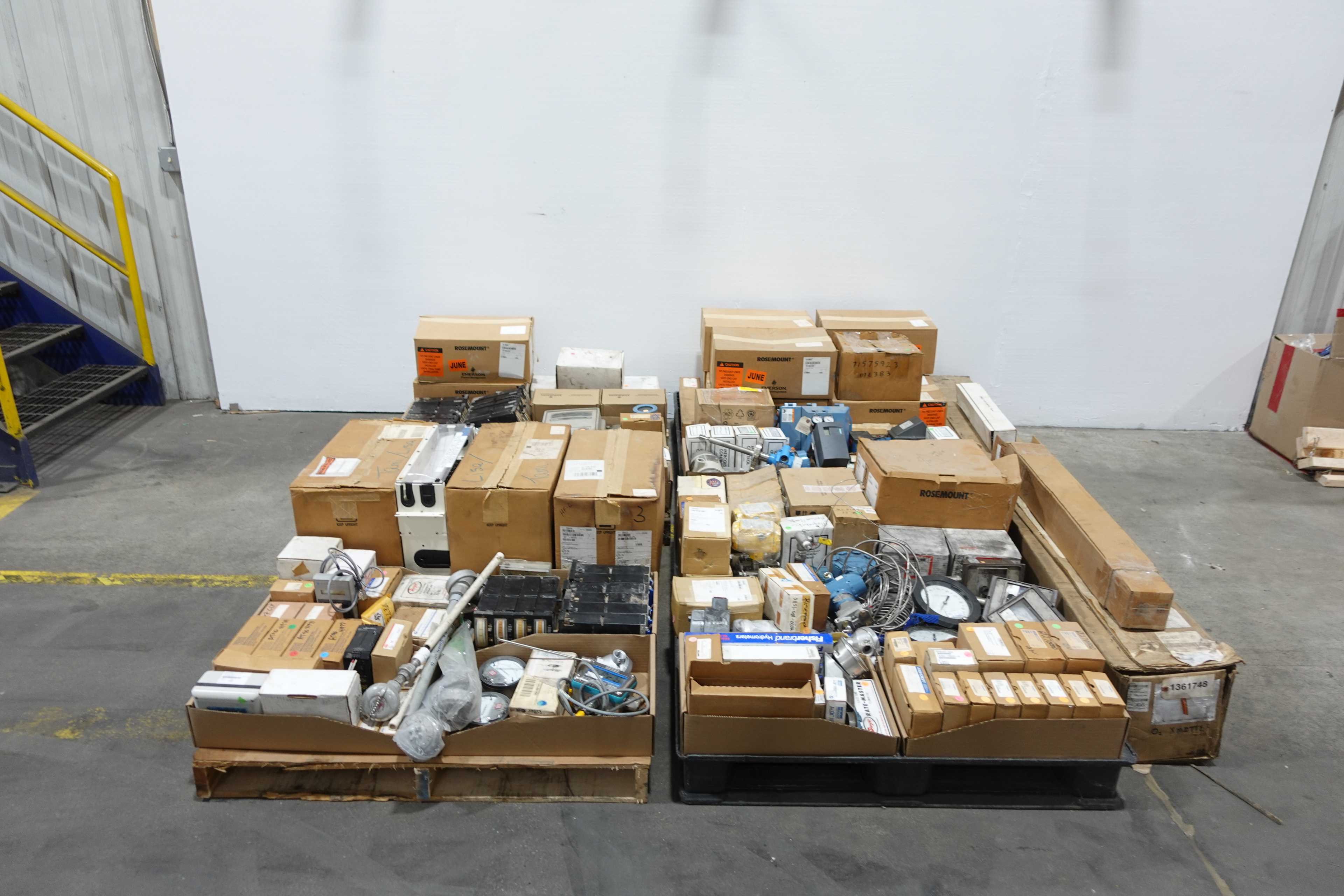 4 PALLETS OF ASSORTED INSTRUMENTATION - INSTRUMENTATION
