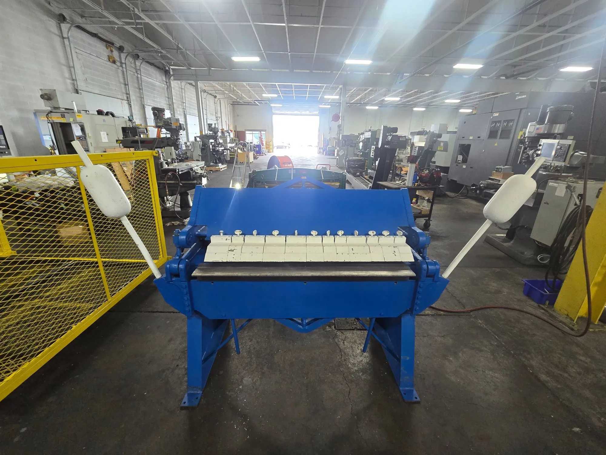 CHICAGO DREIS & KRUMP 48 1/2" X 12 GAUGE BOX AND PAN BRAKE, MODEL BPU 412-6 - BOX & PAN BRAKES
