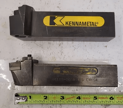 KENNAMETAL DCLNR/DCRNR TOOL HOLDER LOT (2 QTY) - VARIOUS SIZES, 1.25" AND 1.5" SHANKS - MACHINE TOOLING