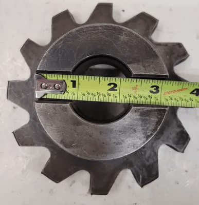 ISCAR ESB D6.0-0.62-12-R12 6" INDEXABLE SLOT MILL CUTTER, OAL 2.25", 12 FLUTES - MACHINE TOOLING