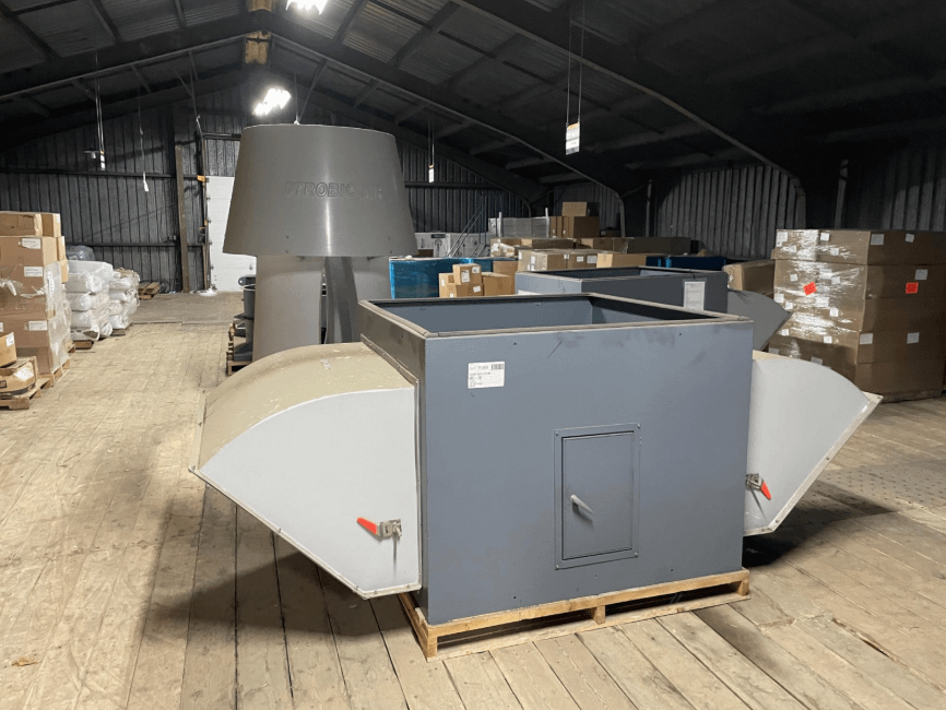 QTY: 2 STROBIC AIR TS3L300D12 30,000 CFM 30HP EXHAUST FANS - EXHAUST FAN