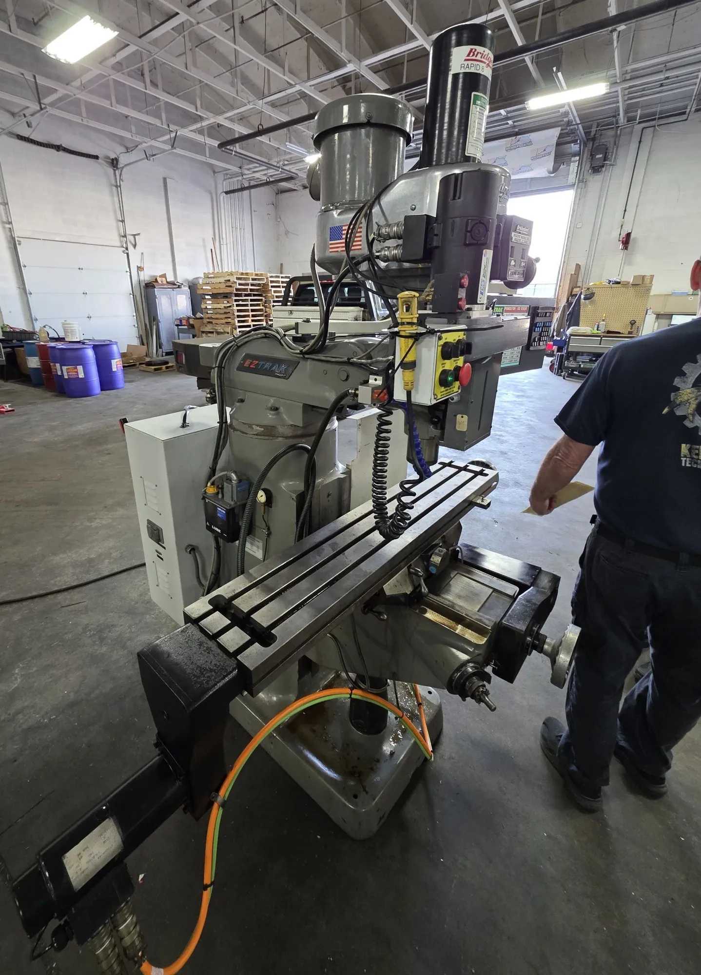 BRIDGEPORT EZ-TRAK DX CNC VERTICAL MILL 9X48, 2HP, 4200 RPM, 3 AXIS PRECISION - VERTICAL MILLING MACHINES