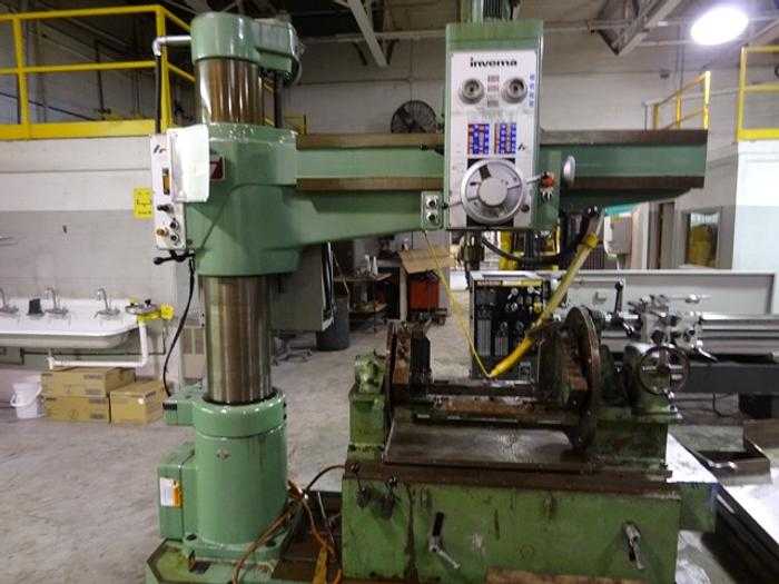 INVEMA FR40-1500 RADIAL DRILLING MACHINE, 1500MM THROAT, 40-45MM STEEL, 2500KG WEIGHT - RADIAL ARM DRILLING MACHINES
