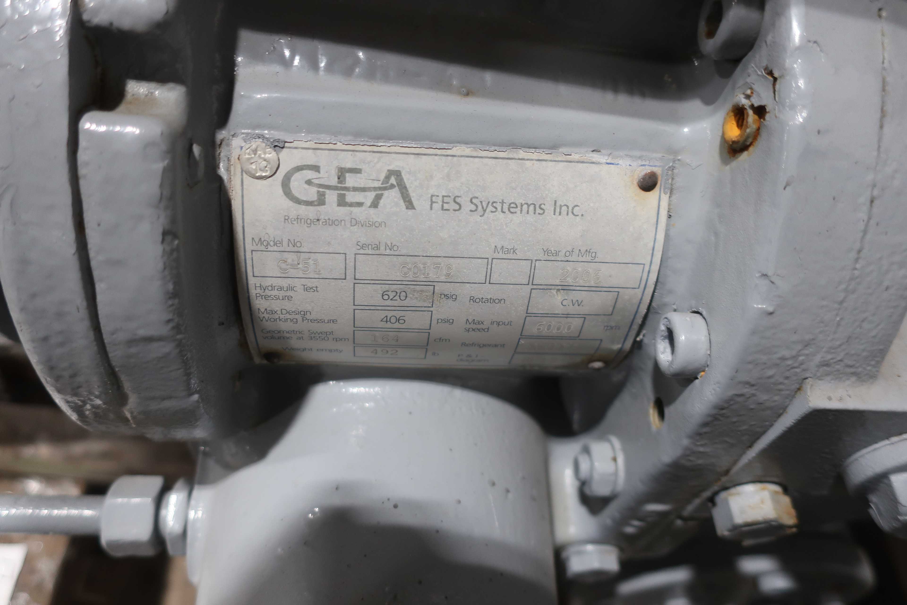 FES SYSTEMS GEA C-51 COMPACT SCREW COMPRESSOR - AIR COMPRESSORS