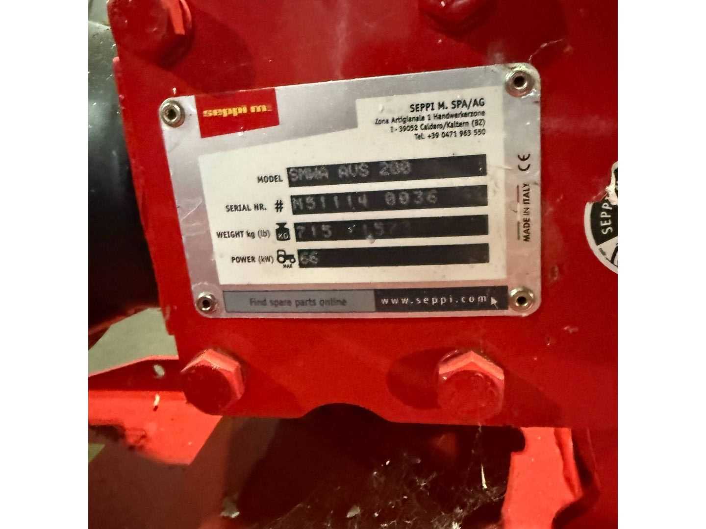 2020 SEPPI SMWA AVS 200 FLAIL - CONSTRUCTION EQUIPMENT ATTACHMENTS