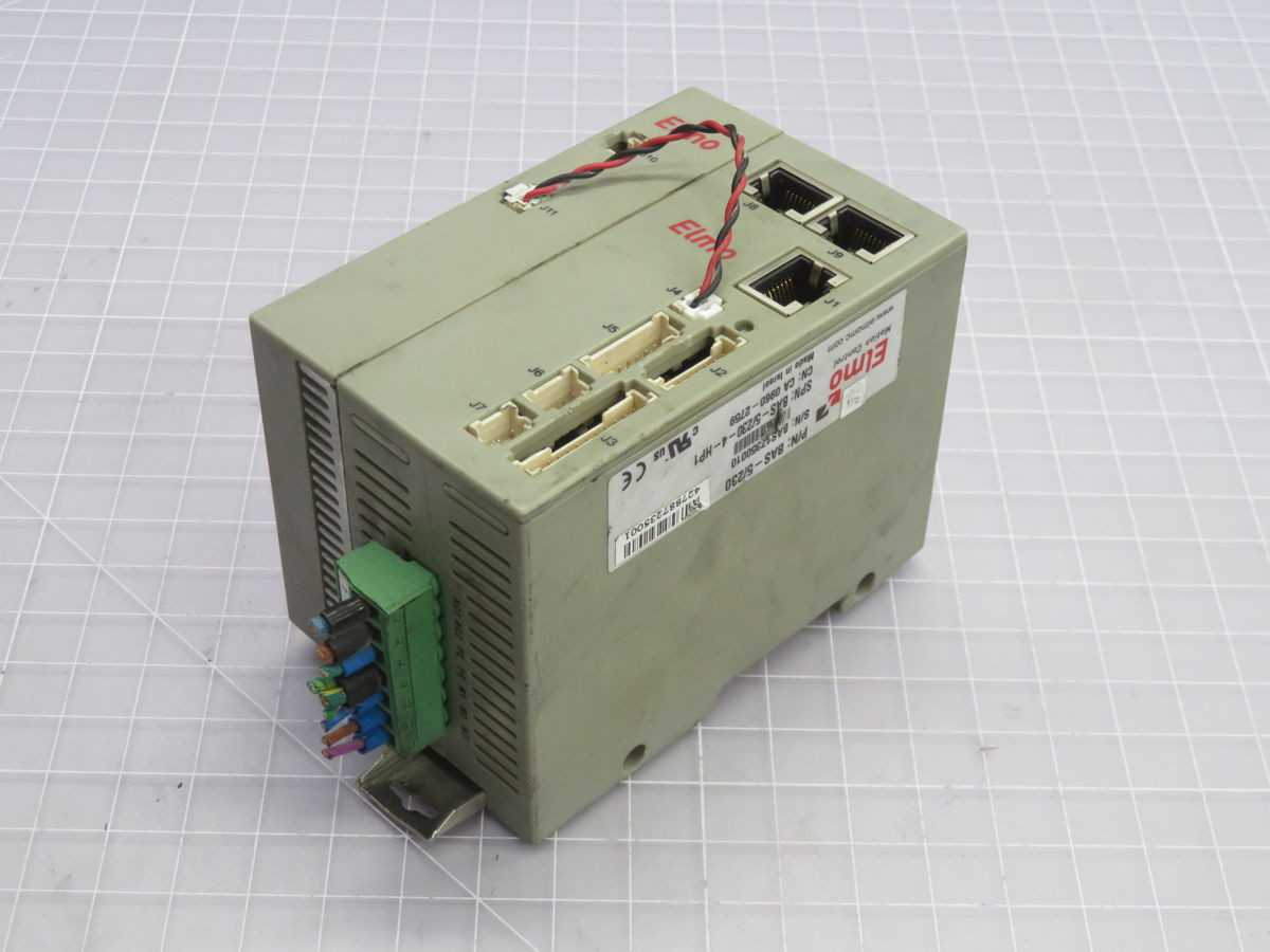 ELMO BAS-5/230 SERVO DRIVES, 230 VAC INPUT, 1.6 KW CONT POWER, 5A CONT CURRENT - SERVO DRIVES