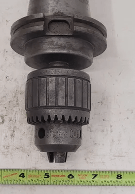 JACOBS BALL BEARING CHUCK 16N 3JT WITH CAT 50 HOLDER (1/8-5/8IN CAP) - MACHINE TOOLING