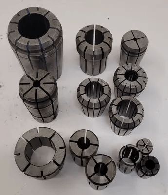 UNBRANDED COLLET SET - VARIOUS SIZES - SET OF 13 - MACHINE TOOLING