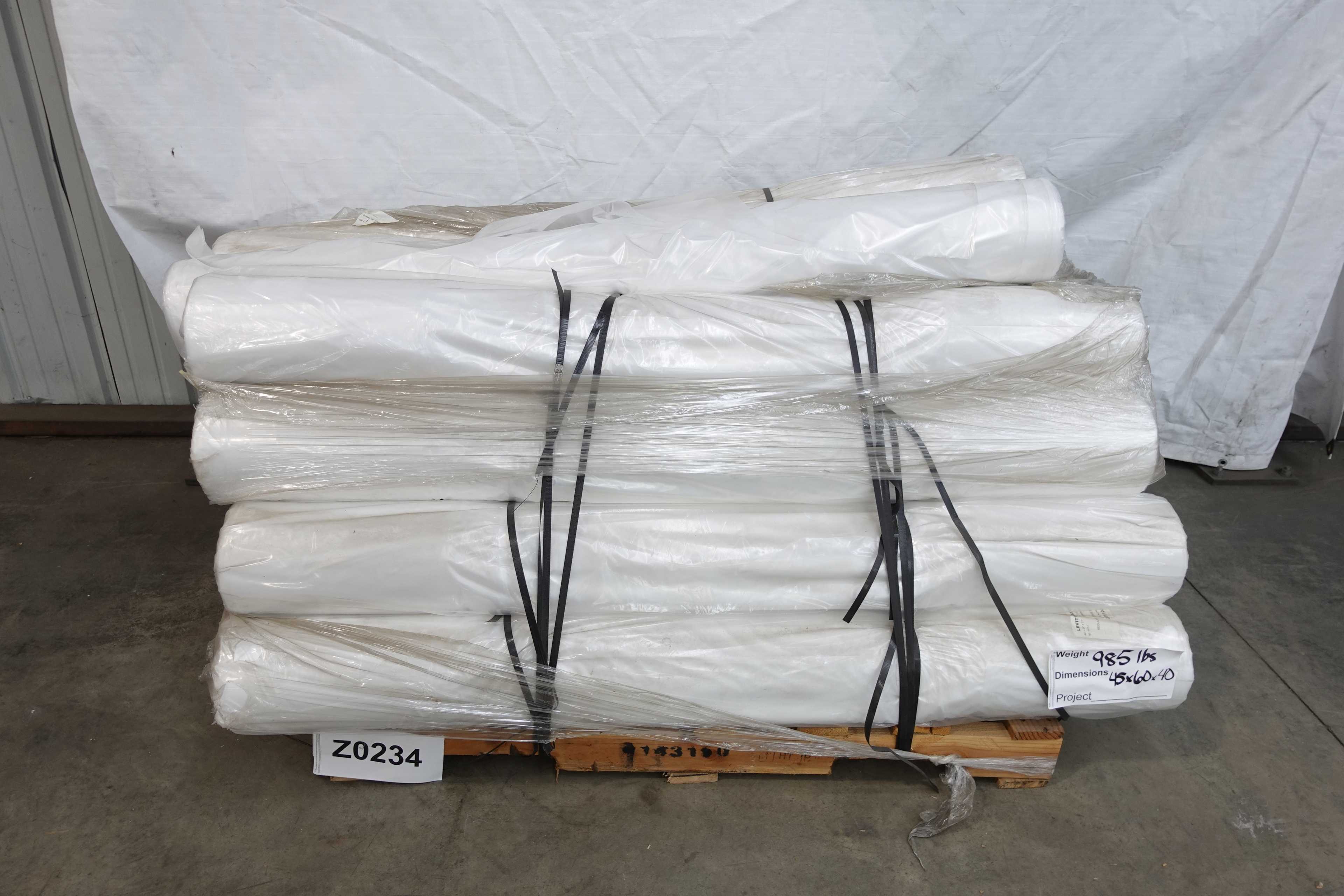 PALLET OF LEVITT SAFETY LTD POLYETHYLENE CART LINER BAGS - WASTE MANAGEMENT EQUIPMENT