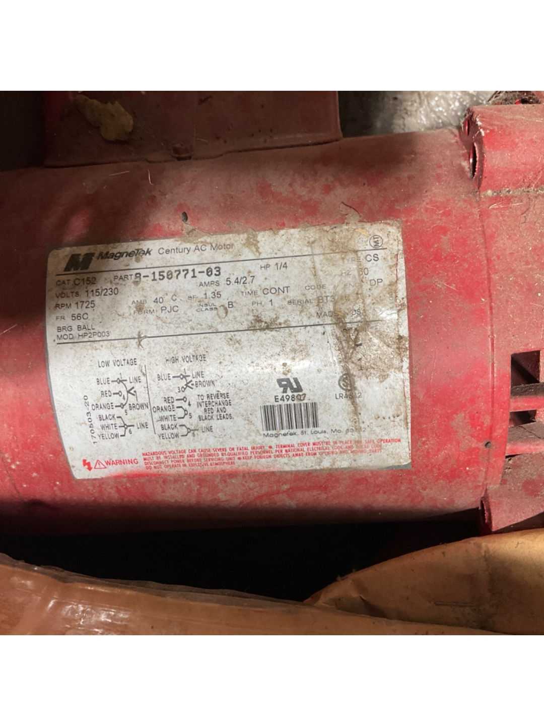 QTY 3: AC MOTOR - AC MOTOR