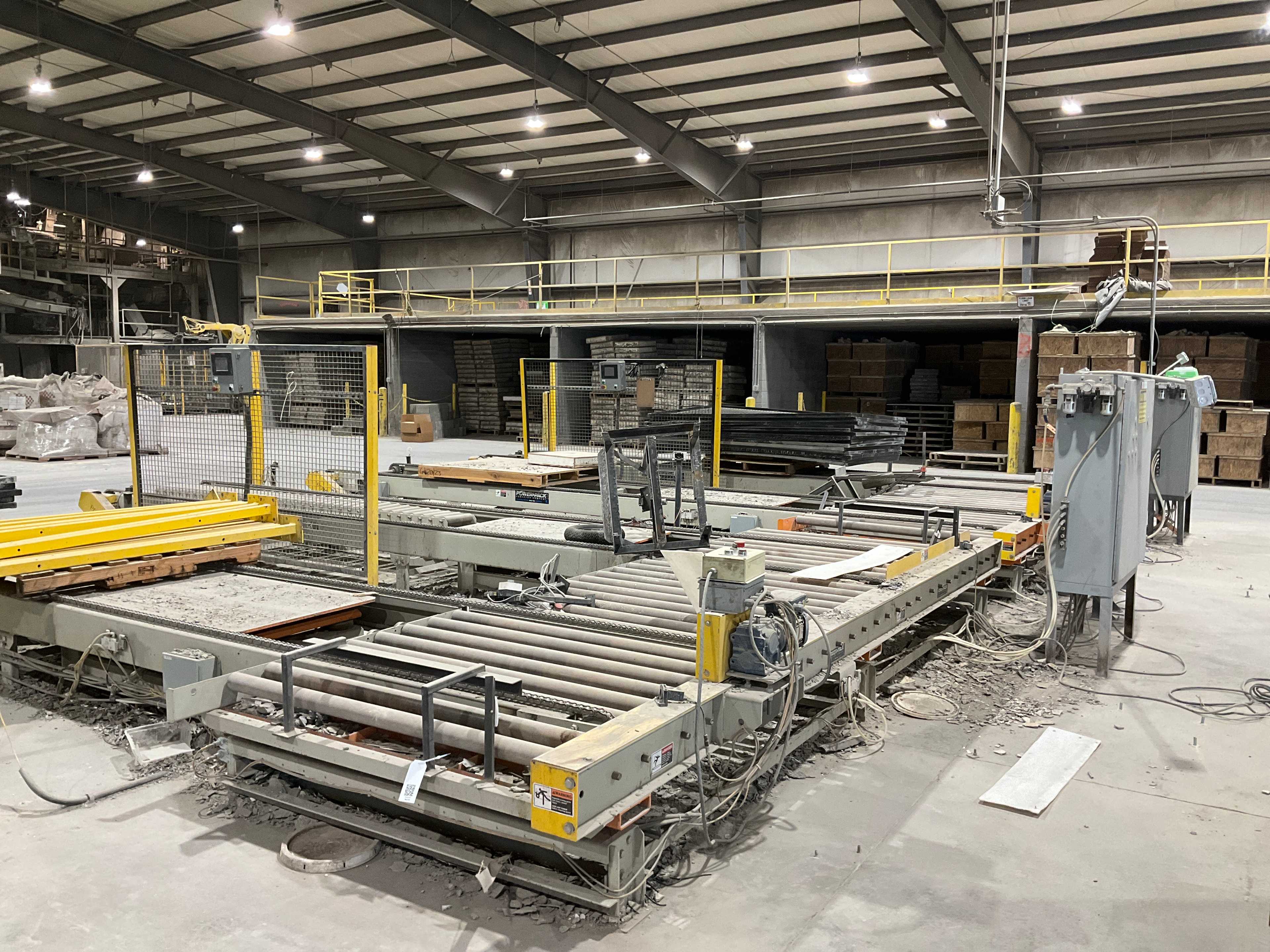 QTY 2- POWER-PACK ROLLER CONVEYOR SYSTEM - ROLLER CONVEYOR