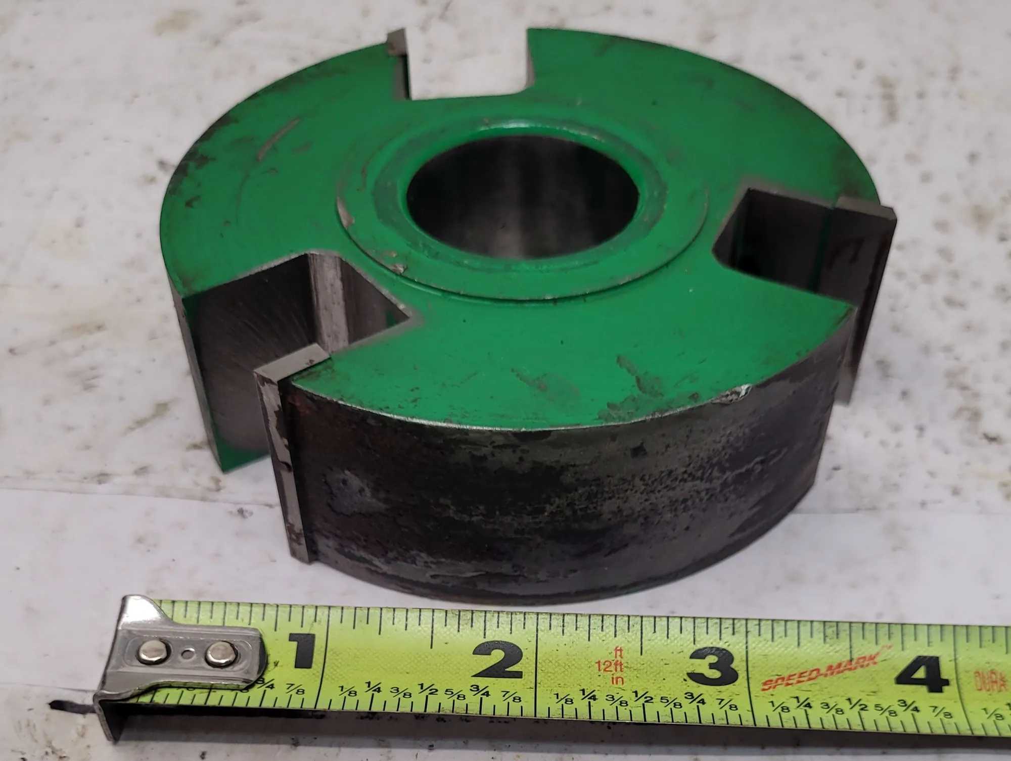 GRIZZLY C2324 CARBIDE TIPPED GLASS DOOR CUTTERS, 4" DIA, 1-1/4" BORE, 11,000 MAX RPM - MACHINE TOOLING