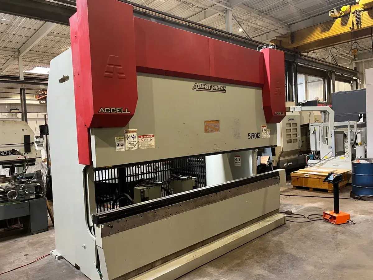 2011 ACCURPRESS 519012 PRESS BRAKES, 190 TON BENDING CAP, 144 IN BED LENGTH, 4 AXIS BACKGAUGE - PRESS BRAKES