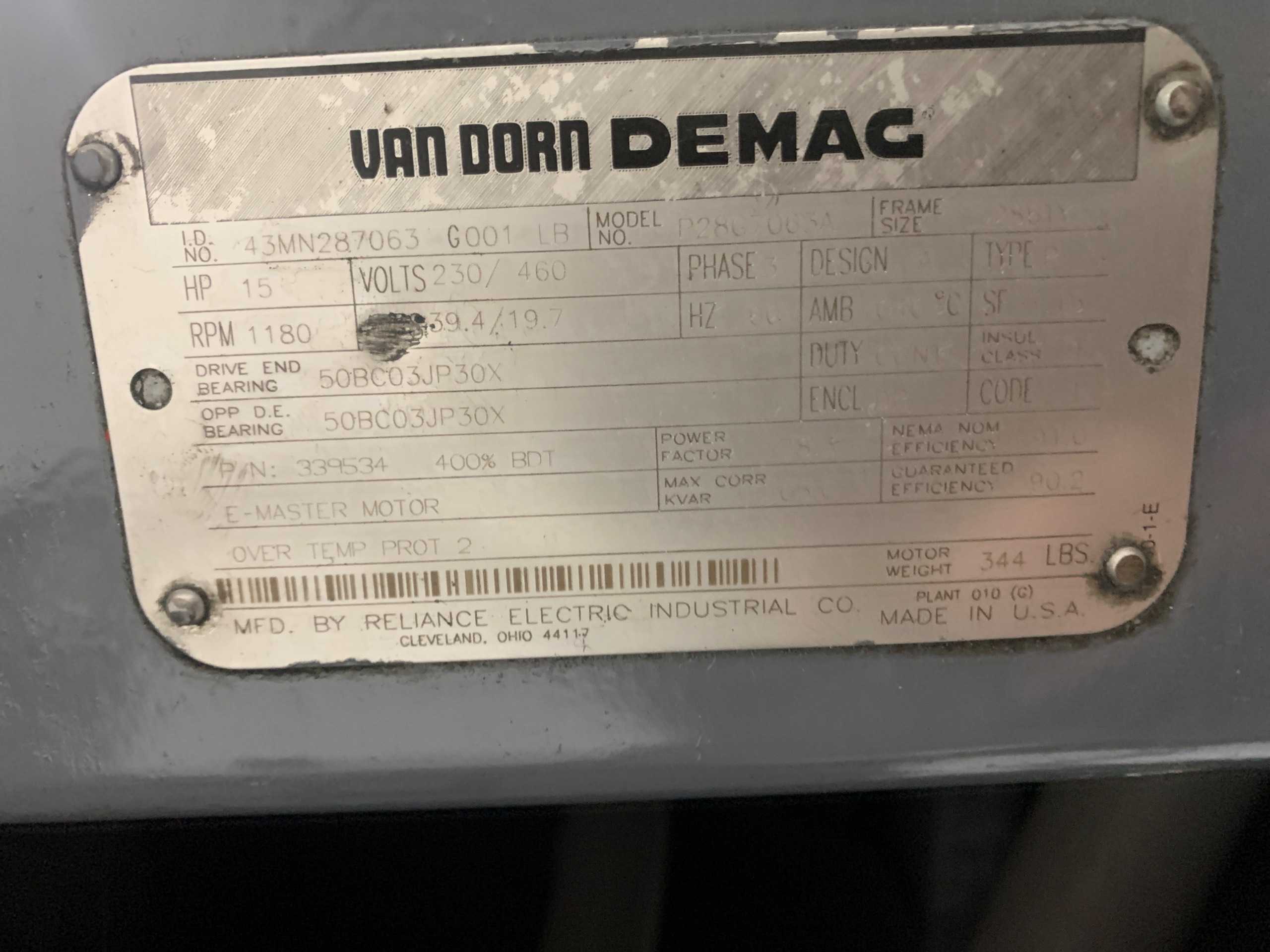 VAN DORN PATHFINDER 3000  INJECTION MOLDING MACHINE - PLASTICS & RUBBER