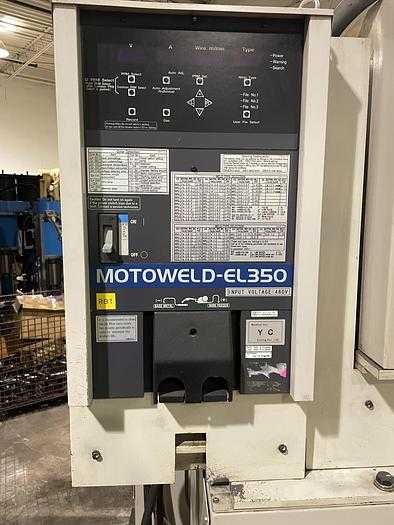 2008 YASKAWA EA1400N ROBOTIC MIG WELDING CELL, 3KG PAYLOAD, 1390MM REACH, DUAL NX100 CONTROLLERS - ARTICULATED ROBOTS