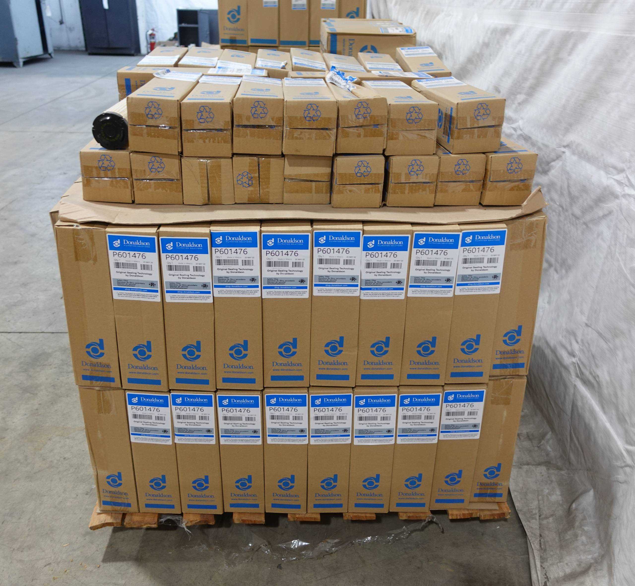 SKU 1741115 - PALLET OF DONALDSON P601476 SAFETY FILTERS, NEW IN BOX - FILTER ELEMENTS