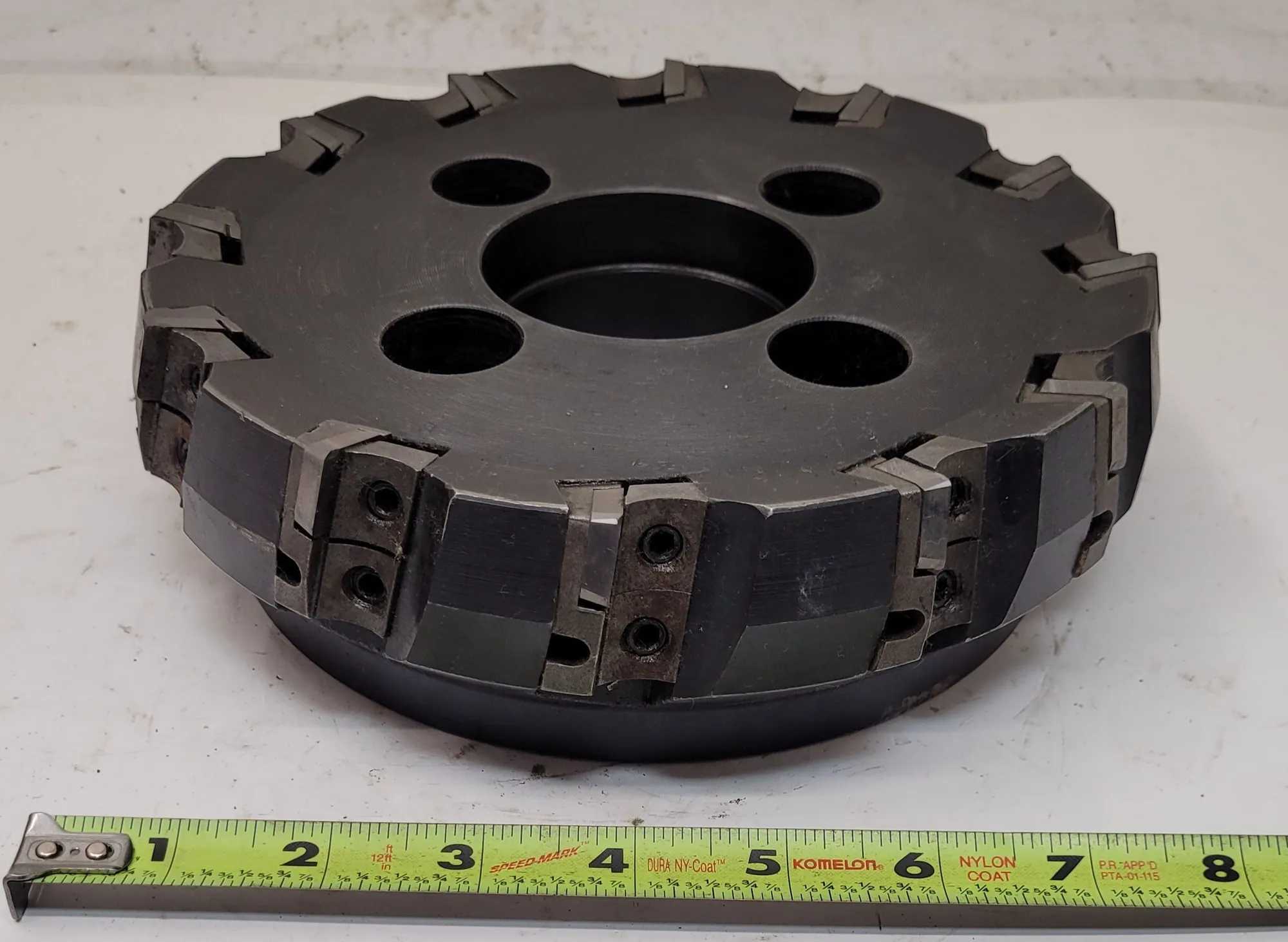TMX TOOLING 8" DIA. INDEXABLE FACE SHELL MILL 6-904-363 (12 FLUTES, 2.5" BORE) - MACHINE TOOLING