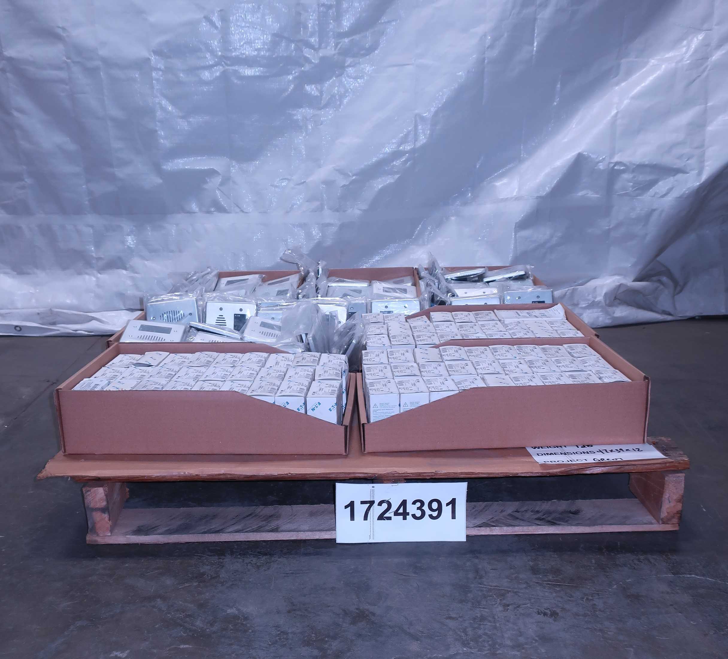 SKU 1724391 - PALLET OF ASSORTED EATON ELECTRICAL - ELECTRICAL COMPONENTS